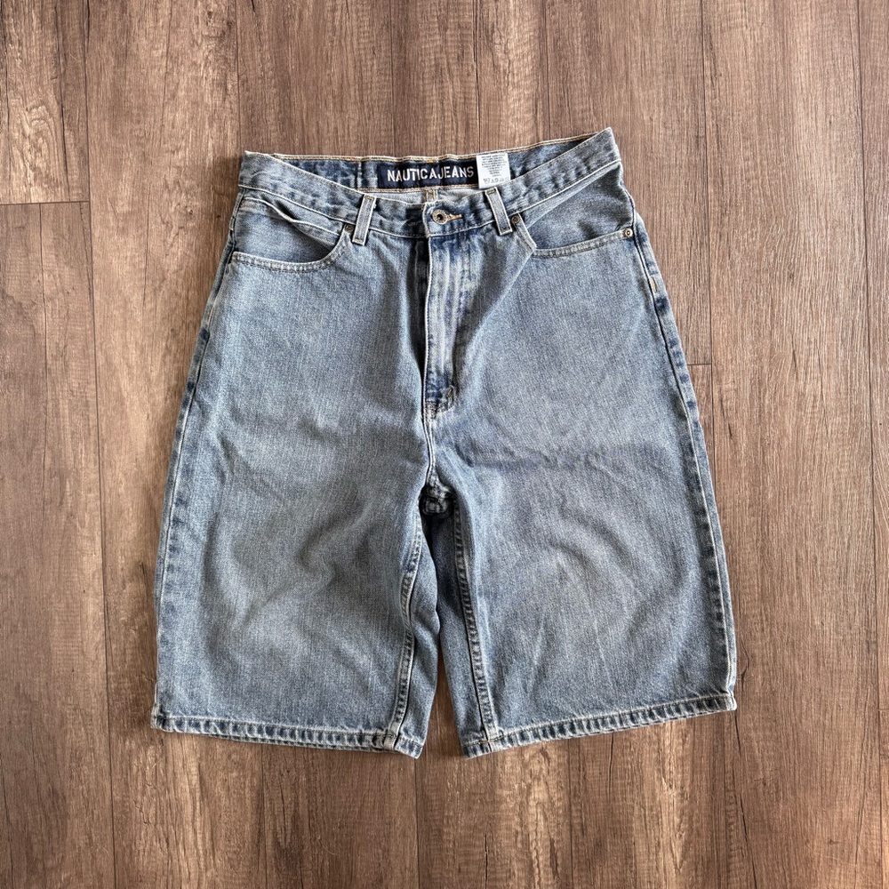 Nautica Light Blue Denim Jean Shorts